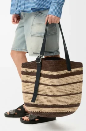 Loop Basket in Raffia