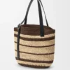 Loop Basket in Raffia Loop Basket in Raffia