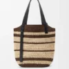 Loop Basket in Raffia Loop Basket in Raffia