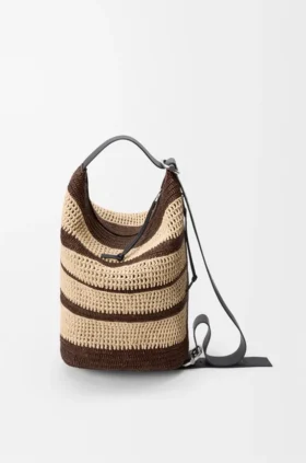 Loop Bucket in Raffia