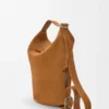Loop Bucket in Suede Calfskin Loop Bucket in Suede Calfskin