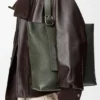 Loop Zipped Tote in Supple Grained Calfskin