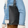 Loop Zipped Tote in Supple Grained Calfskin