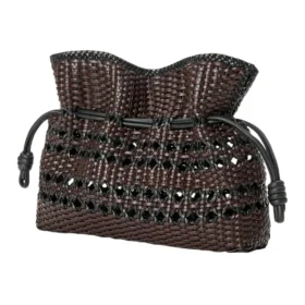 Medium Flamenco Clutch “Black Brown” a411Fc1Xdn-1103 Medium Flamenco Clutch “Black Brown” a411Fc1Xdn-1103