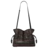 Medium Flamenco Clutch “Black Brown” a411Fc1Xdn-1103