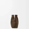 Medium Flamenco Clutch in Grained Nubuck