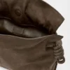 Medium Flamenco Clutch in Grained Nubuck