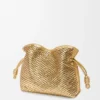 Medium Flamenco Clutch in Laminated Lambskin Medium Flamenco Clutch in Laminated Lambskin