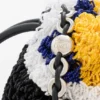 Medium Flamenco Purse in Embroidered Nappa