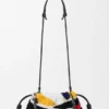 Medium Flamenco Purse in Embroidered Nappa