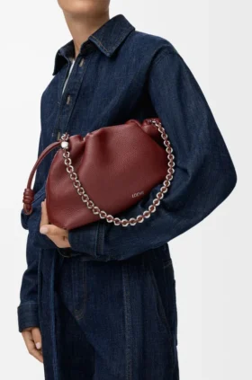 Medium Flamenco Purse in Fine Grained Calfskin