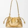 Medium Flamenco Purse in Laminated Lambskin Medium Flamenco Purse in Laminated Lambskin