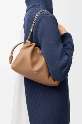 Medium Flamenco Purse in Mellow Nappa Lambskin
