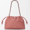 Medium Flamenco Purse in Mellow Nappa Lambskin