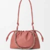 Medium Flamenco Purse in Mellow Nappa Lambskin