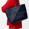 Medium Horizontal Puzzle Fold Tote in Soft Grained Calfskin Medium Horizontal Puzzle Fold Tote in Soft Grained Calfskin