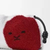 Medium Lion Beads Flamenco Purse in Beaded Canvas and Calfskin