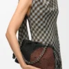 Medium Lion Beads Flamenco Purse in Beaded Canvas and Calfskin
