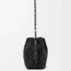 Medium Lion Beads Flamenco Purse in Beaded Canvas and Calfskin