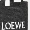 Medium Loewe Font Tote in Raffia Medium Loewe Font Tote in Raffia