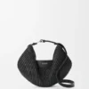 Medium Loewe Swing Bag in Raffia and Calfskin