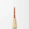 Medium Loewe Swing Bag in Raffia and Calfskin