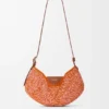 Medium Loewe Swing Bag in Raffia and Calfskin Medium Loewe Swing Bag in Raffia and Calfskin