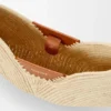 Medium Loewe Swing Bag in Raffia and Calfskin