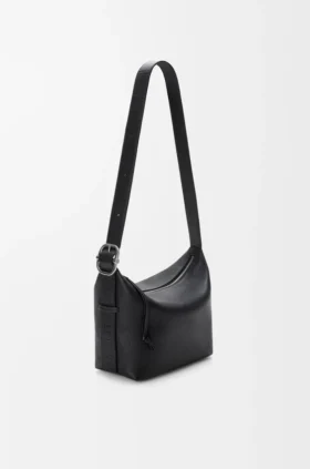 Medium Loop Hobo in Supple Grained Calfskin