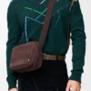 Medium Pebble Messenger Bag in Grained Nubuck Medium Pebble Messenger Bag in Grained Nubuck