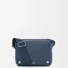 Medium Pebble Messenger Bag in Supple Grained Calfskin