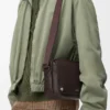 Medium Pebble Messenger Bag in Supple Grained Calfskin