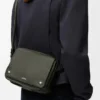 Medium Pebble Messenger Bag in Supple Grained Calfskin
