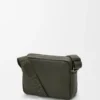 Medium Pebble Messenger Bag in Supple Grained Calfskin