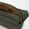Medium Pebble Messenger Bag in Supple Grained Calfskin