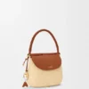 Medium Pescador Bag in Raffia and Calfskin Medium Pescador Bag in Raffia and Calfskin