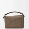 Medium Puzzle Edge Bag in Soft Grained Calfskin