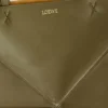 Medium Puzzle Fold Tote in Shiny Calfskin