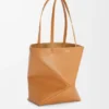 Medium Puzzle Fold Tote in Shiny Calfskin