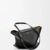 Medium Puzzle Fold Tote in Shiny Calfskin