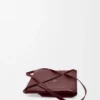 Medium Puzzle Fold Tote in Shiny Calfskin