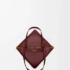 Medium Puzzle Fold Tote in Shiny Calfskin