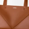 Medium Puzzle Fold Tote in Shiny Calfskin