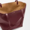 Medium Puzzle Fold Tote in Shiny Calfskin