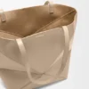 Medium Puzzle Fold Tote in Shiny Calfskin