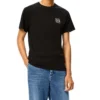 Men”S Loewe Anagram Classic Embroidered Cotton Round Neck Short Sleeve Black H6109230Cr-1100