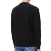 Men”S Loewe Anagram Cotton Round Neck Alphabet Embroidered Sports Classic Black H526341Xa1-1100