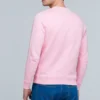 Men”S Loewe Anagram Embroidered Sports Long Sleeves Pink Red H6109900Cr-7080
