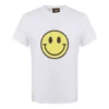 Men”S Loewe Chest Smiling Face Printing Pure Cotton Short Sleeve White H616341X87-2100