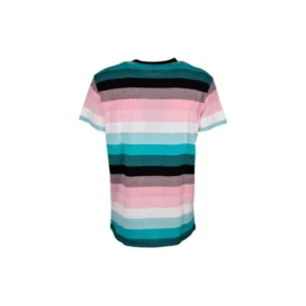 Men”S Loewe Cotton Stripe Embroidered Logo Short Sleeve H6109950Pc-9990
